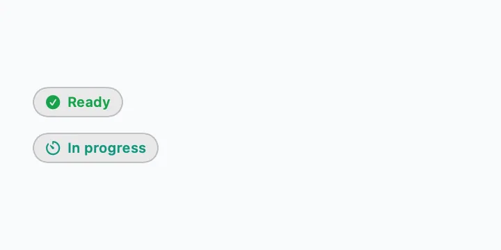 Widget badge rendered in the macOS SwiftUI preview (WidgetKit primitives) Lumen playground
