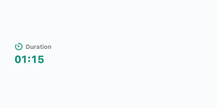 Widget compact stat rendered in the macOS SwiftUI preview (WidgetKit primitives) Lumen playground