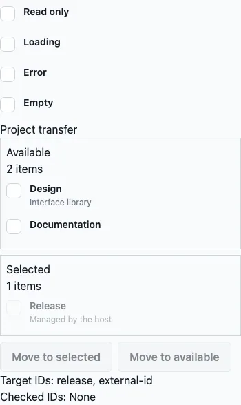 Transfer rendered in the Expo web renderer Lumen playground