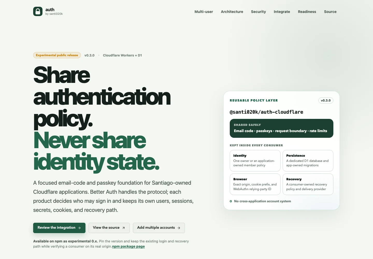 Auth interface preview